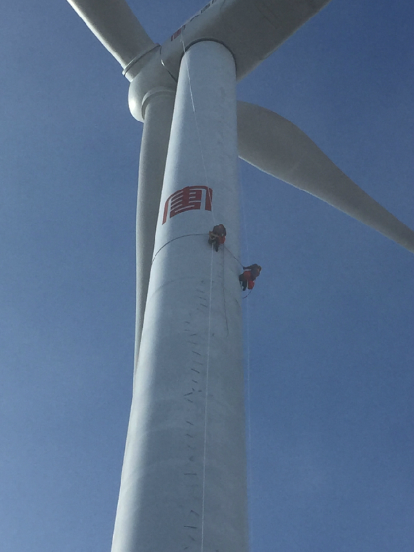 風(fēng)機(jī)塔筒高空補(bǔ)漆 風(fēng)機(jī)塔筒高空補(bǔ)漆